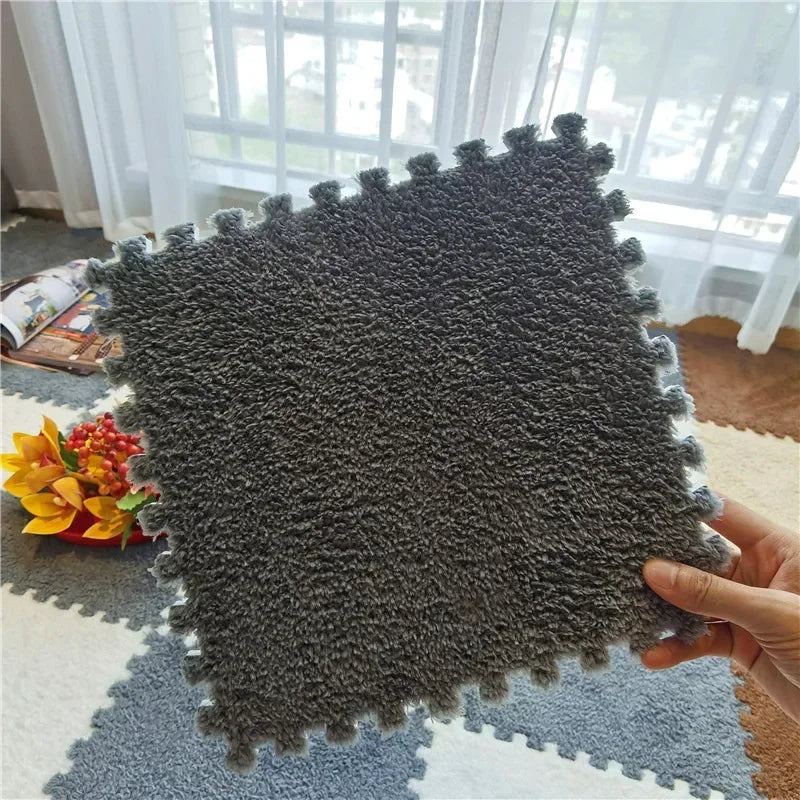 5-20pcs Soft Plush Kids Carpet Baby Play Mat Baby Play Mat in Children's Room Keep Warm Playmat for Baby Floor Baby Foam Mat