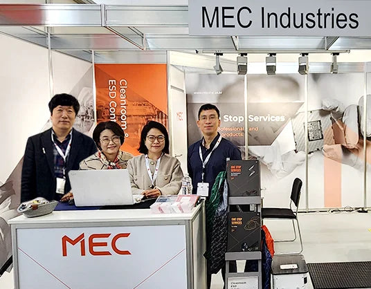 Made in Korea Conductive Dot Gloves Copper Yarn and Nylon Static Control ESD Gloves
