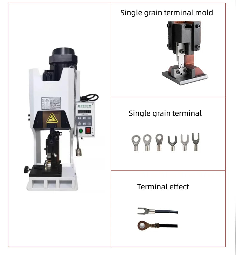 Quiet 2T Mute Terminal Crimping Machine End Crimping Machine Horizontal and Crimping Machine