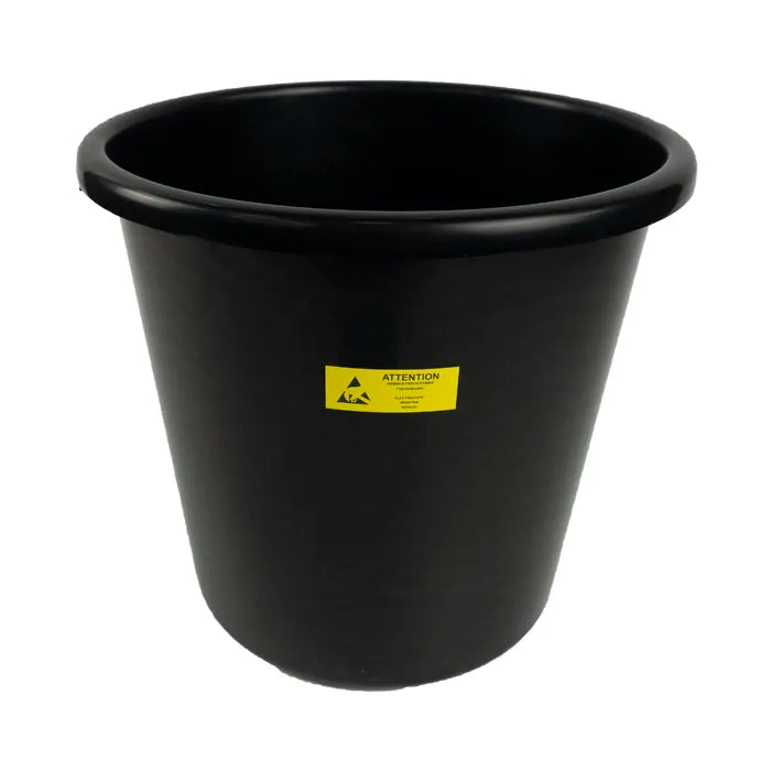 CONCO ESD Garbage BLACK Plastic PP Waste Trash Bin
