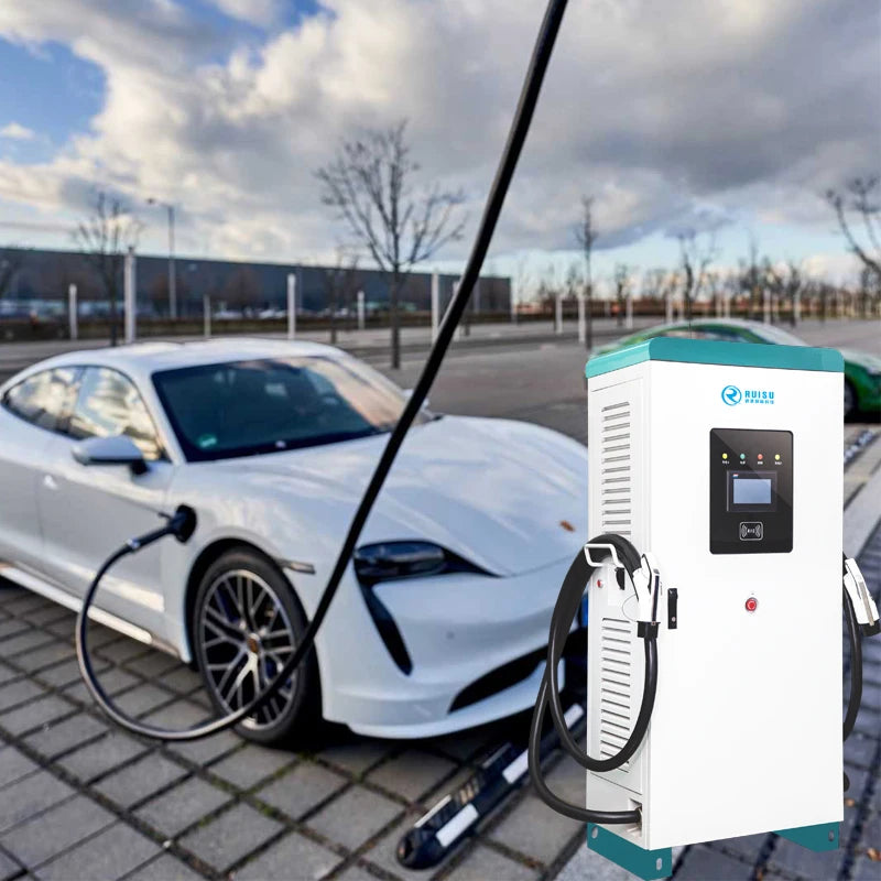 80kw Chademo CCS DC Fast EV Charger Station charger OCPP with RFID and 4G Auto Power Charging ROHS Protection Output Multi