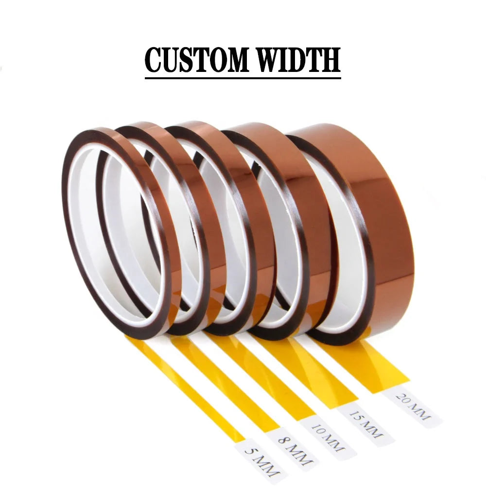 1- High Temperature Resistant Heat Transfer Thermal Sublimation BGA Electrical Pi Film Silicone Adhesive Kaptons Polyimide Tape