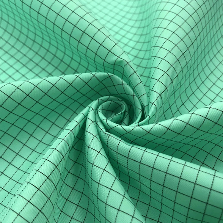 Rhinga Cleanroom High Density Antistatic 5MM Grid Polyester Fabric ESD Anti Static Fabric