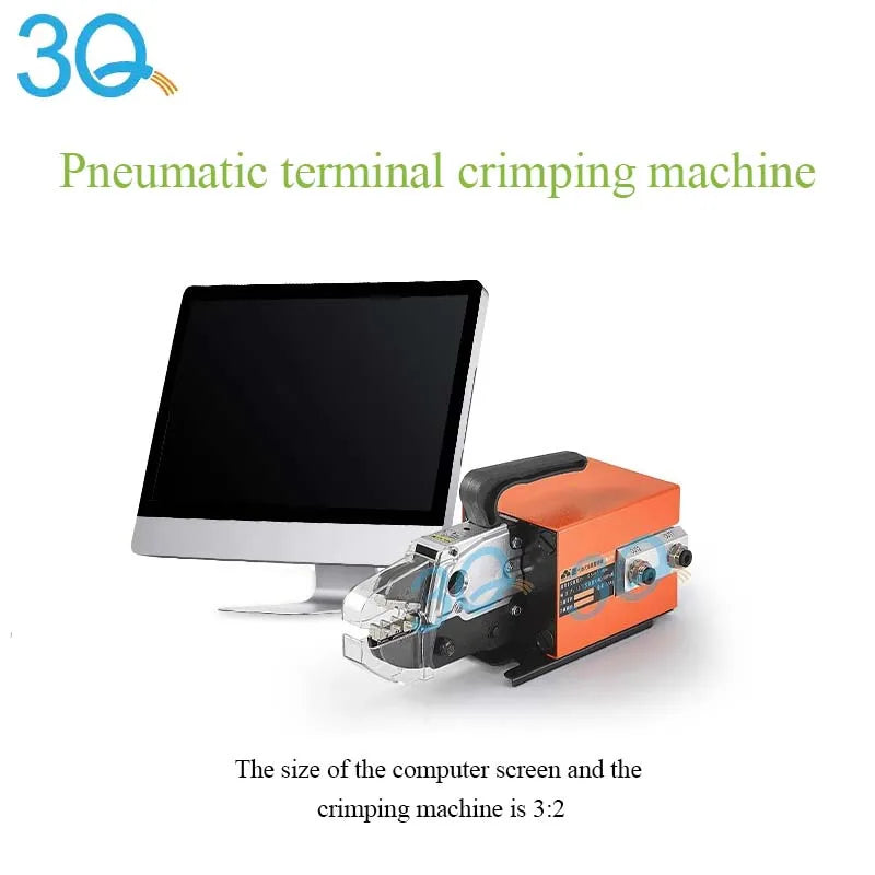 AM-10 Portable Pneumatic Crimping Tool Pneumatic JST Crimp Tool Cable Lug Crimping Machine Terminal Crimper