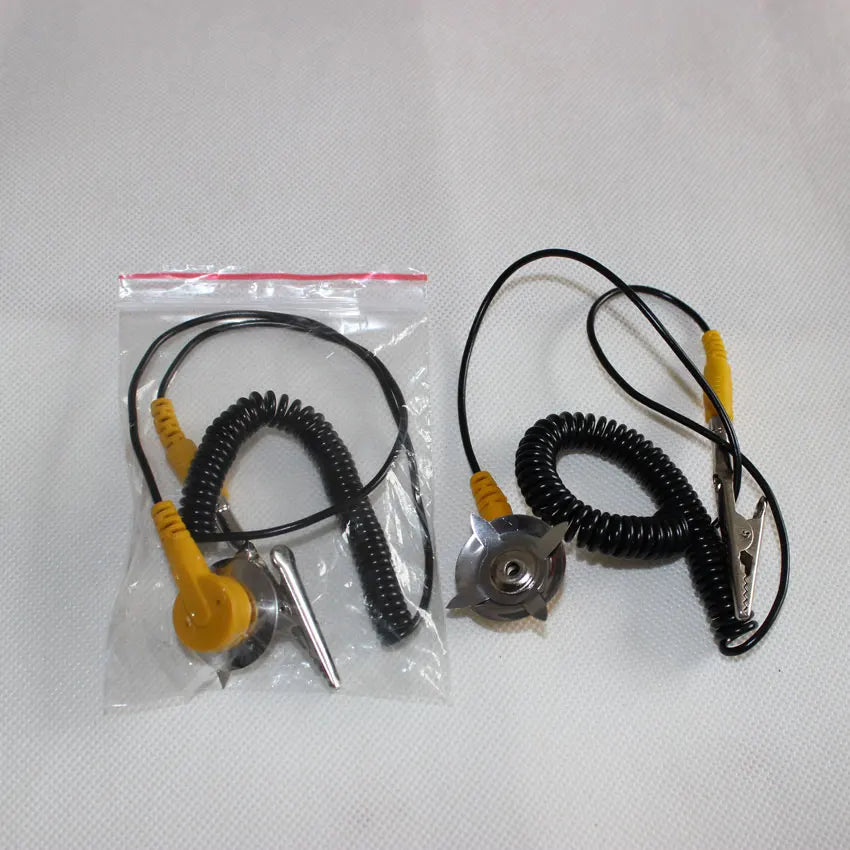 Electronic Industry Workbench Static Discharge Anti-Static ESD Ground Cord ESD Grounding Wire Cord With Plug