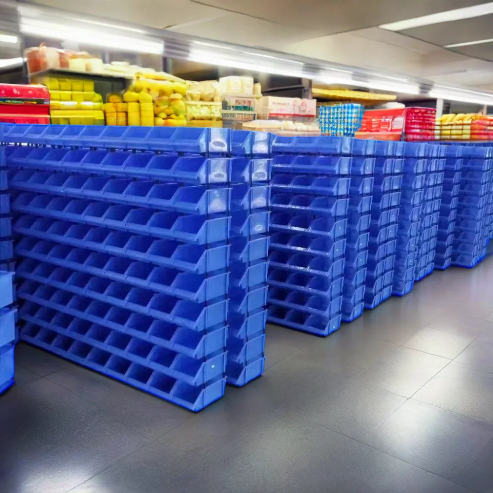 Stackable Plastic Part Bin for Logistic Storage Part Bin With Stackability Features