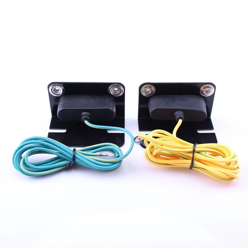 High Quality L Type PU 1.8 Meters Earth Anti-Static ESD Wrist Strap Dual Bench Grounding Socket Plug for Industrial Antistatic