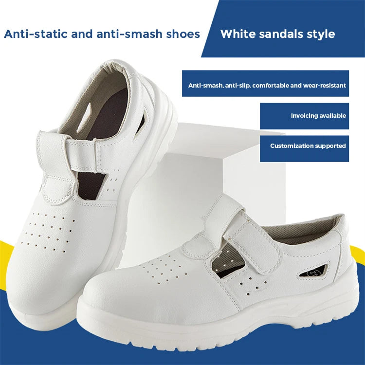 Esd Anti Static Work Steel Toe Puncture Proof Industrial Safety Shoes