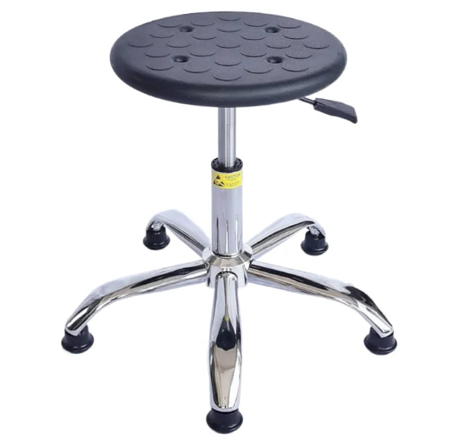 YP-0010 Lab Furniture Revolving PU Foam ESD Chair/Black Adjustable Esd Lab Office Stool/Anti-static Revolving Lab Stools