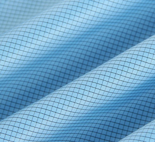 China Manufacturer Cleanroom Anti-static Safety Cloth Esd Fabric Pain Polyester 120gsm Esd Fabric for Safety Workwear