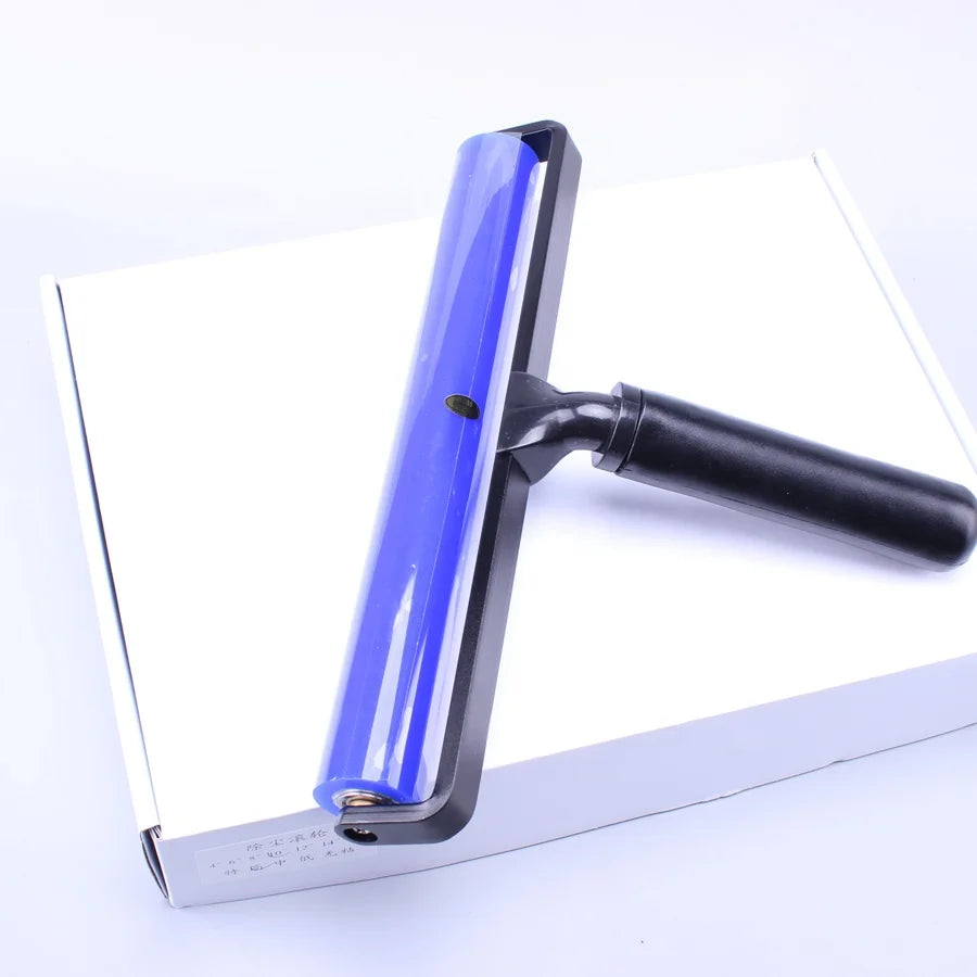 Blue Cleanroom Silicon Sticky Roller for Cleaning Phone Screen, PCB, LCD, Light Guide Plates, Precise Printing, Semiconductor