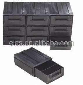 Esd Bin Box Plastic Tool Black Antistatic PP PVC Box Black Conductive Carrage Line Electronics Components Box with Lid