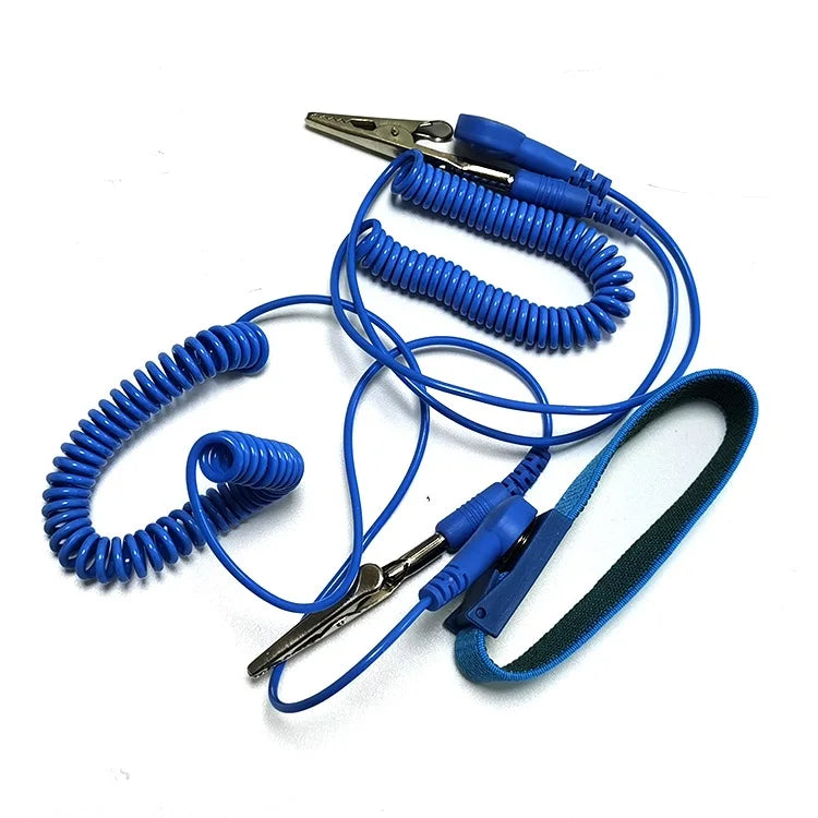 Elastic Adjustable Wrist Band Anti-static Bracelets Antistatic Grounding Cord ESD Wrist Strap