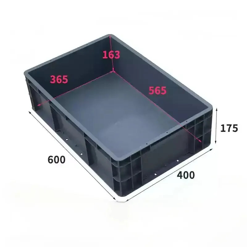 EU8423 Stackable Heavy Plastic Logistics Storage Box Reusable EU Turnover Bin Factory Price