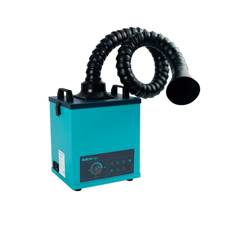 BAKON BK261 150W Digital Display Hairdressing Smoke Exhauster Mini Pure air Fume Hood