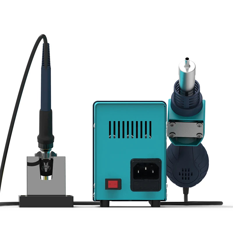 Bakon BK8586 700W Comprehensive Maintenance Hot Air Gun 2 in 1 Soldering and Desoldering Iron Rework Station