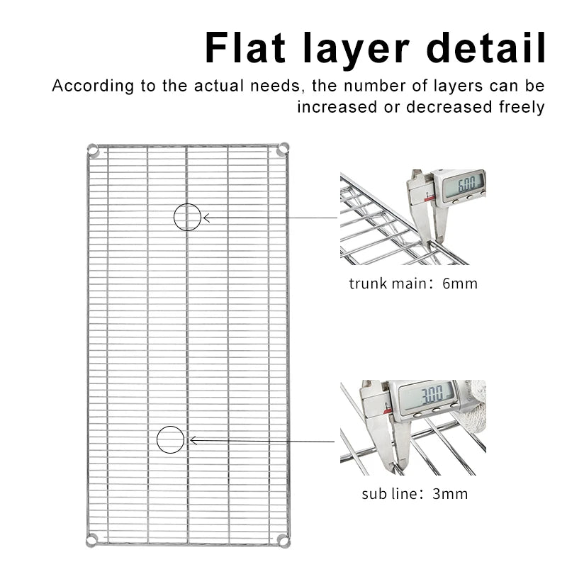SMT ESD PCB Reel Shelf Chrome Wire Storage Shelving Rack