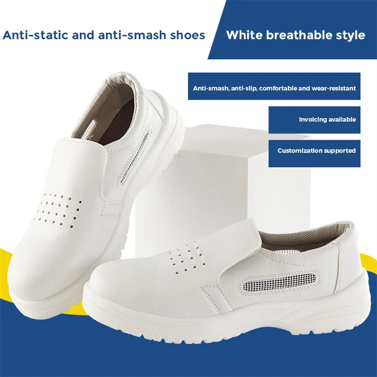 Esd Anti Static Work Steel Toe Puncture Proof Industrial Safety Shoes