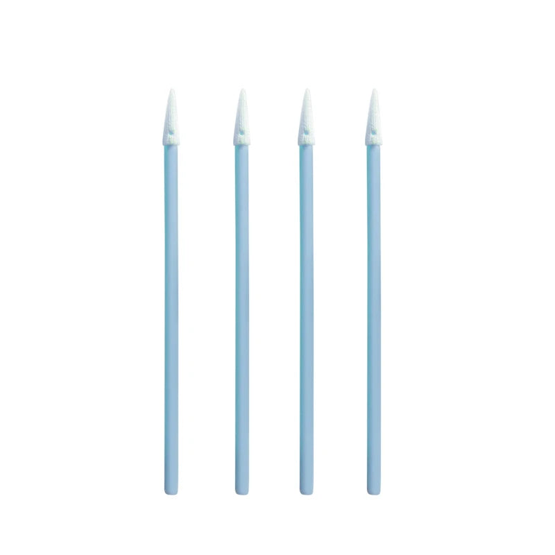 500 Pcs Per Bag PS750 76mm Pointed Head Detail Cleaning Double Layered Polyester Cloth Swab