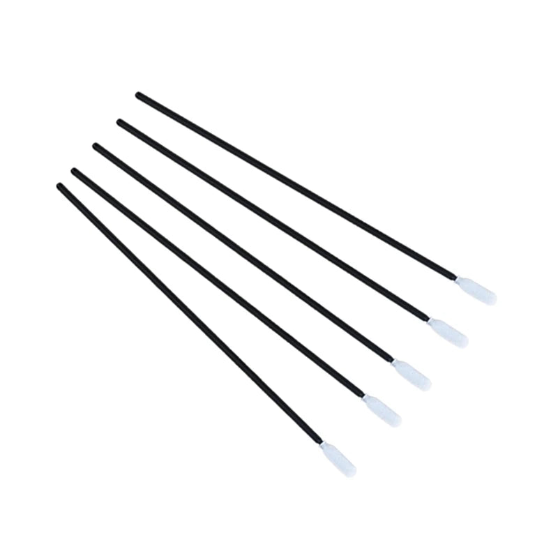 Industrial Long Black Handle Disposable Polyurethane Dust Free Cleanroom Foam Flexible Tip Swab