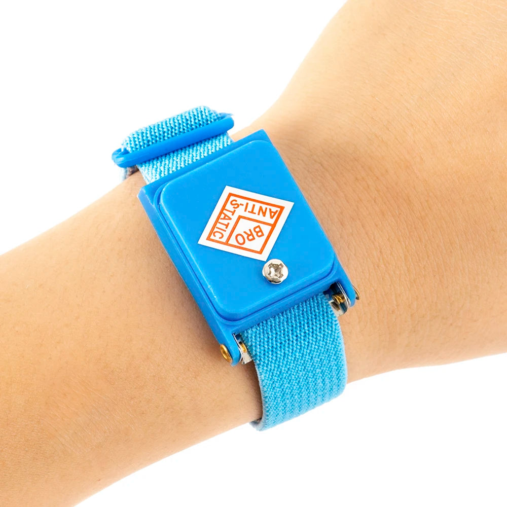 Electrostatic ESD Discharge Cable Band Cordless Anti Static Wrist Straps Bracelet