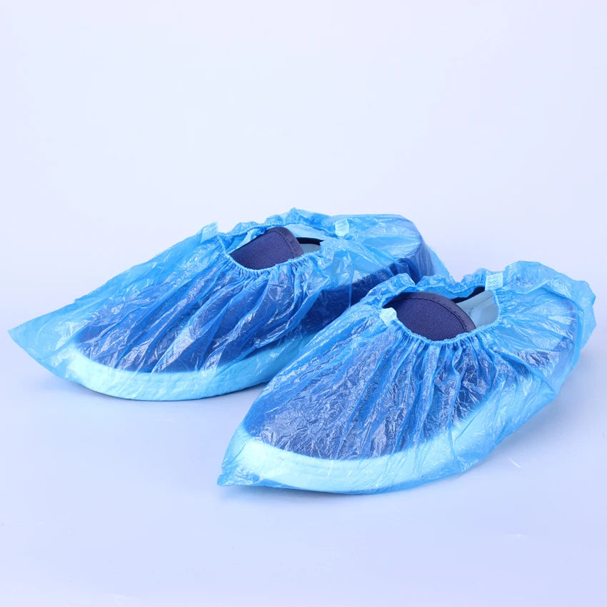 Cheap Price Blue Plastic PE Waterproof Disposable Bags Shoe Cover for Cleanroom Protection
