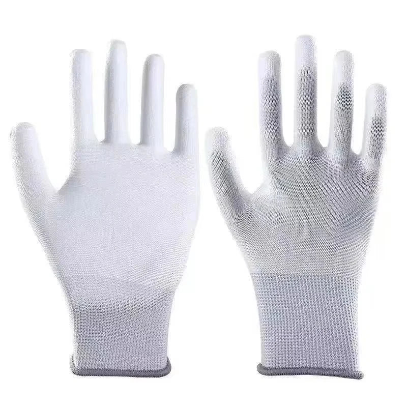 FR0304 ESD Nylon Glove with Carbon Fiber PU Plam Coating Gloves