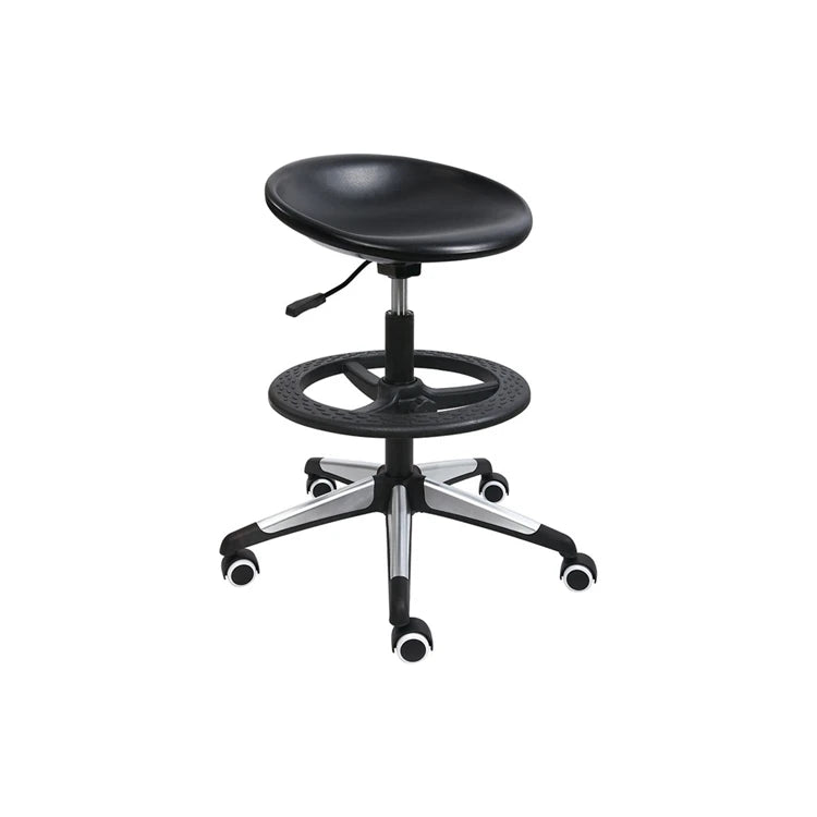 Detall Wholesale Black/blue Pu Leather Esd Lab Chairs Lab Esd Furniture Stool
