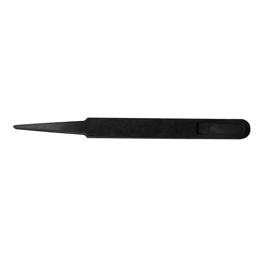 Manufacturer Cheap Custom Logo Bending Tip Anti-Static Plastic Tweezers ESD Kit for Eyelash Extension