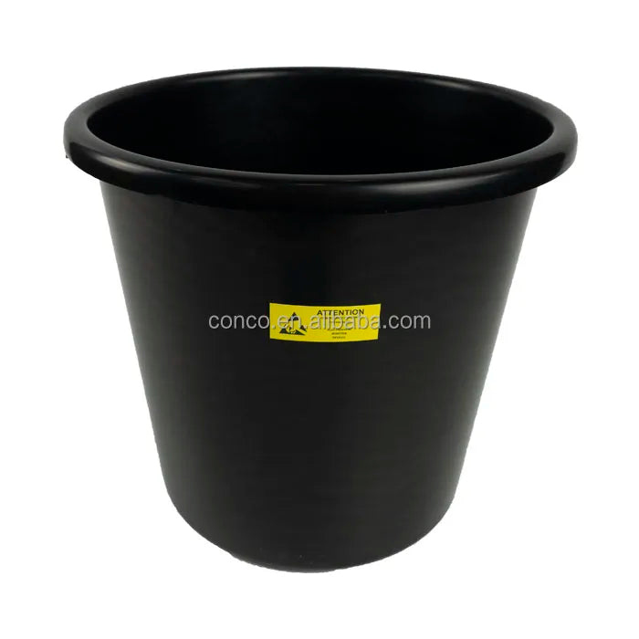 CONCO ESD Garbage BLACK Plastic PP Waste Trash Bin