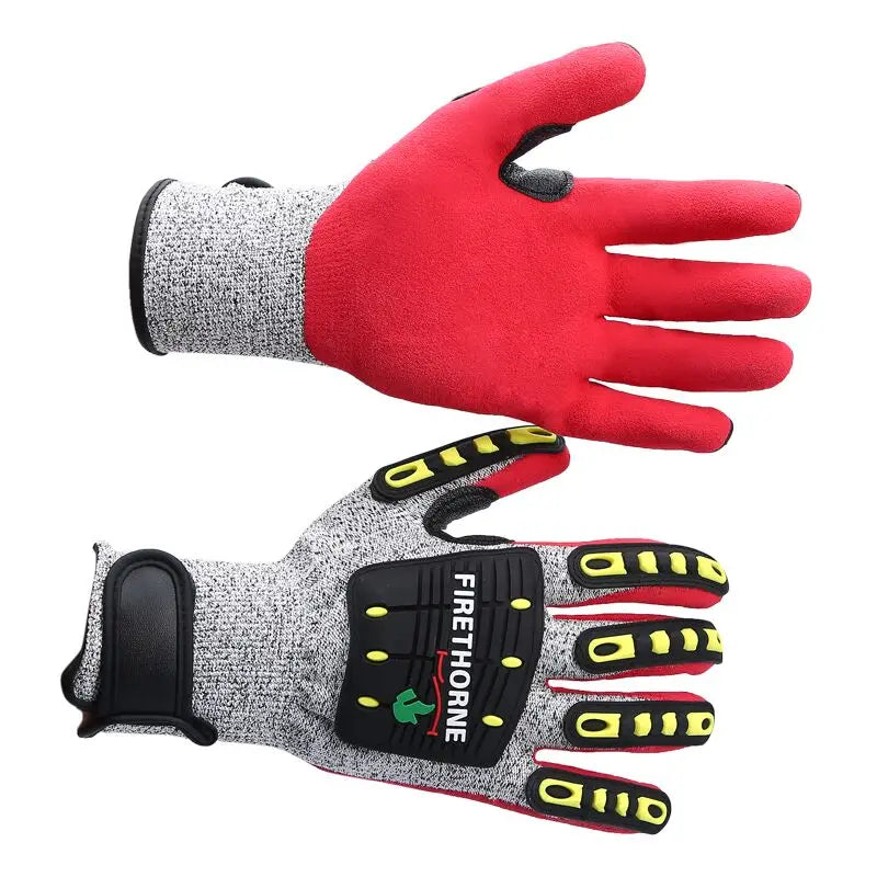 Wholesale Custom TPR Anti-impact Gloves Impact Resistant Cheap Glove Oilfield Protection Guantes De Impacto Working Glove Impact