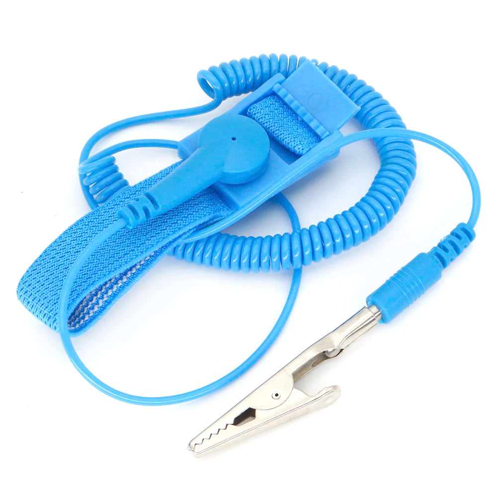 Cordless Wireless Clip Antistatic Anti Static ESD Wristband Wrist Strap Discharge Cables for Electronics Repair Work Tools