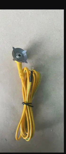 Green Yellow Antistatic Cleanroom Grounding Cord Earth Grounding Wire ESD Grounding Cable for ESD Mat Grounder