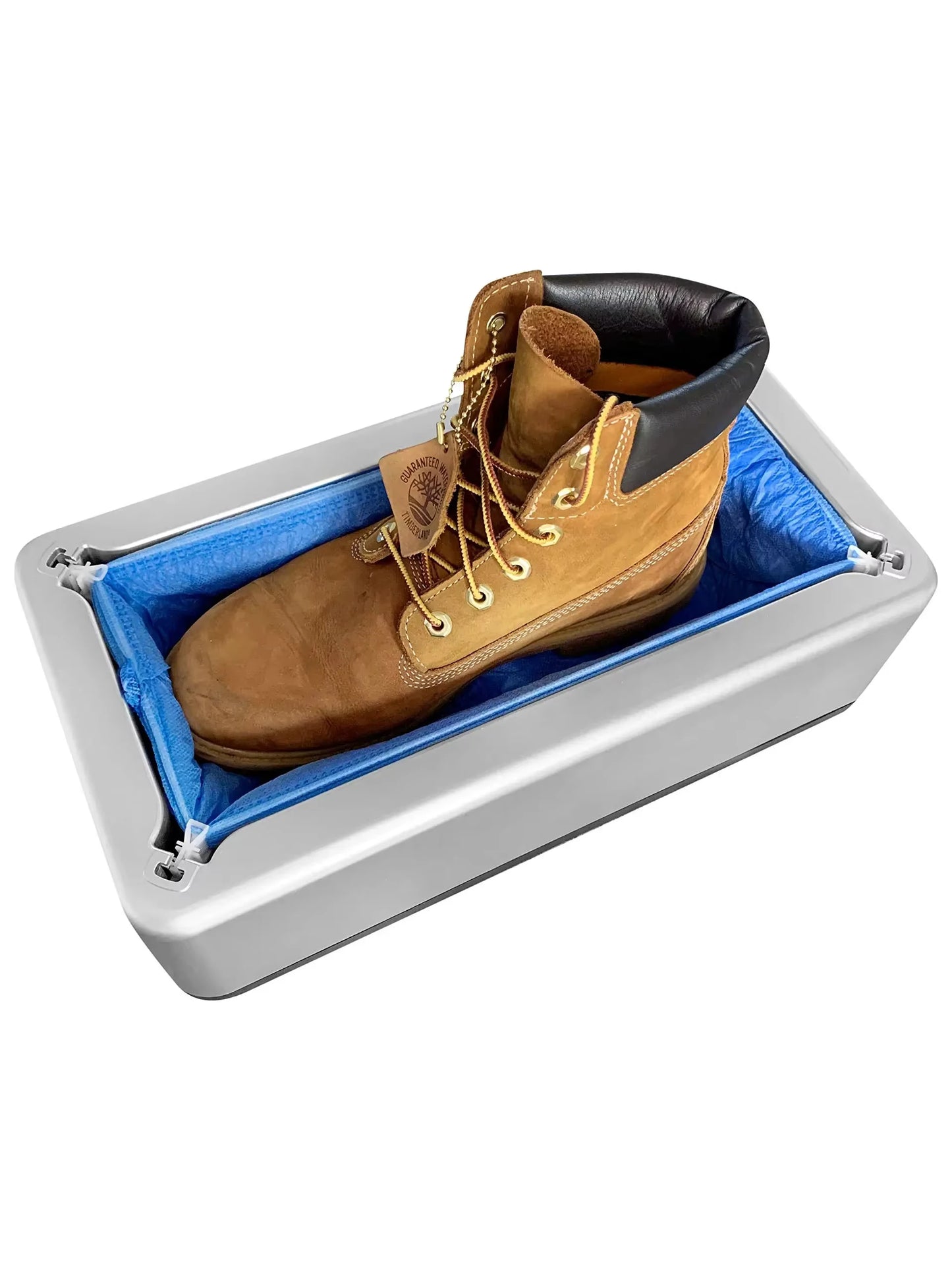 Automatic Disposable Waterproof Overshoes Dispenser Portable Hand-Free Shoe Cover Machine for Home Office Supermarket Smart Home