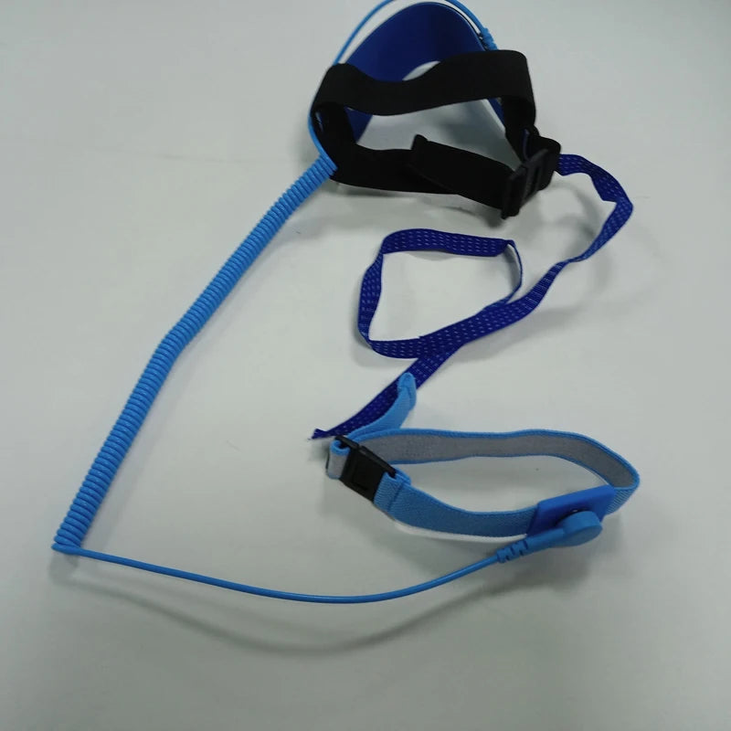 PU Wire Double Insurance Combination Style Anti Static ESD Foot Strap Grounder/ESD Heel Grounding Strap With Wrist Strap
