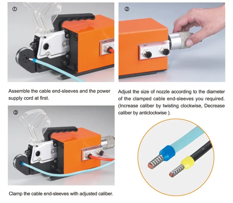 AITUO Automatic Cable Lug Copper Terminal Making Crimper Machine