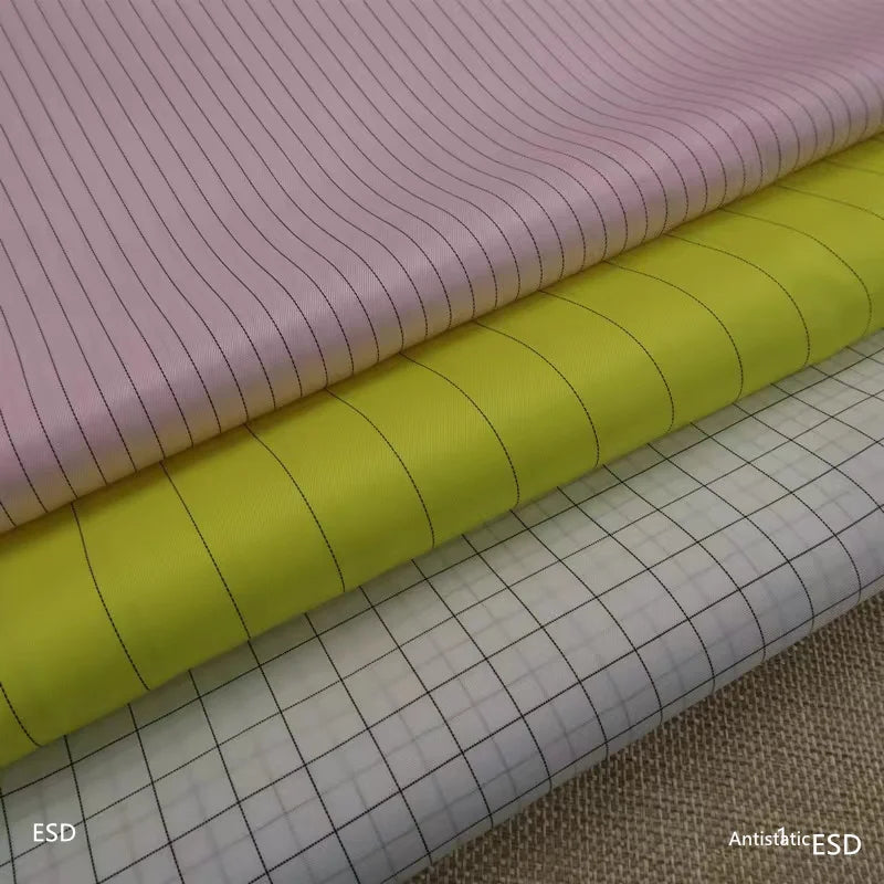 Low Price 2.5mm Fr Cotton Fiber Antistatic Type Esd Grid Conductive Nylon Fabric