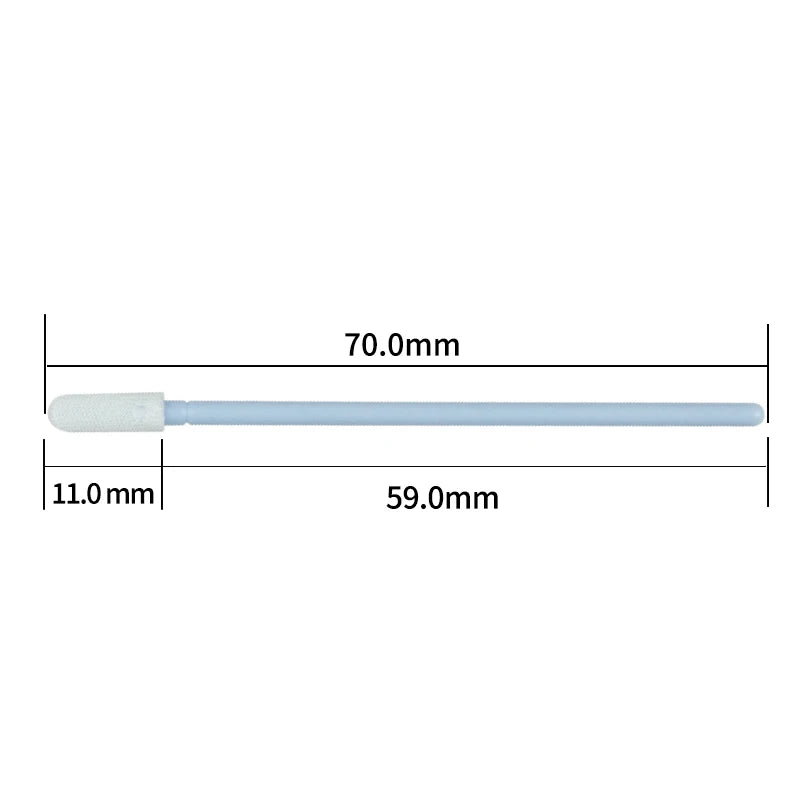 Cleanroom Plastic Stick Dust Free Lens Cleaning PS758 PS758BM Microfiber Swabs