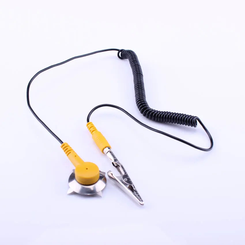 Electronic Industry Workbench Static Discharge Anti-Static ESD Ground Cord ESD Grounding Wire Cord With Plug