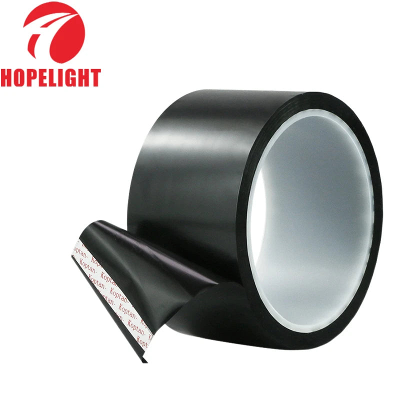 For PCB SMT & Semiconductor | Anti-static PI Tape | 200°C Heat Resistant Amber Tape | UL94V-0 Certified