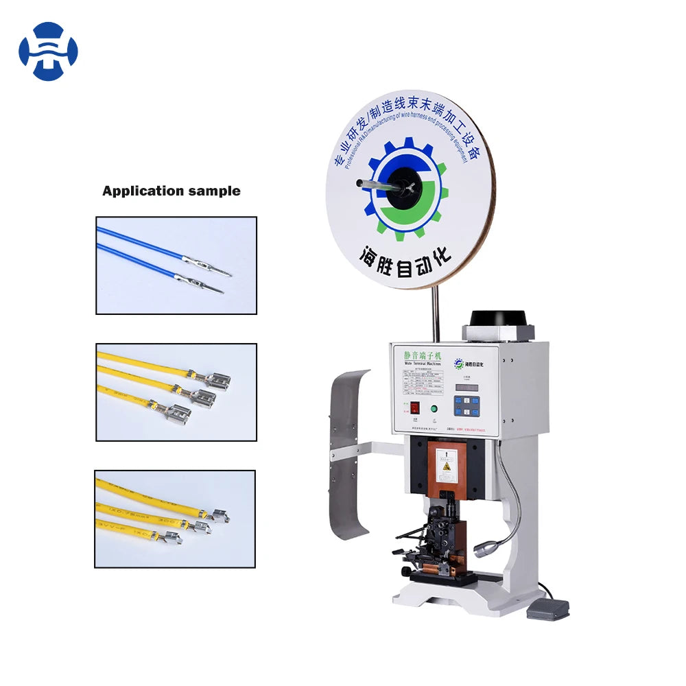 1100W Silent Cable Terminal Crimping Machine Low Noise 3T Industrial Machinery Mute Wire Harness Equipment Cable Manufacturing