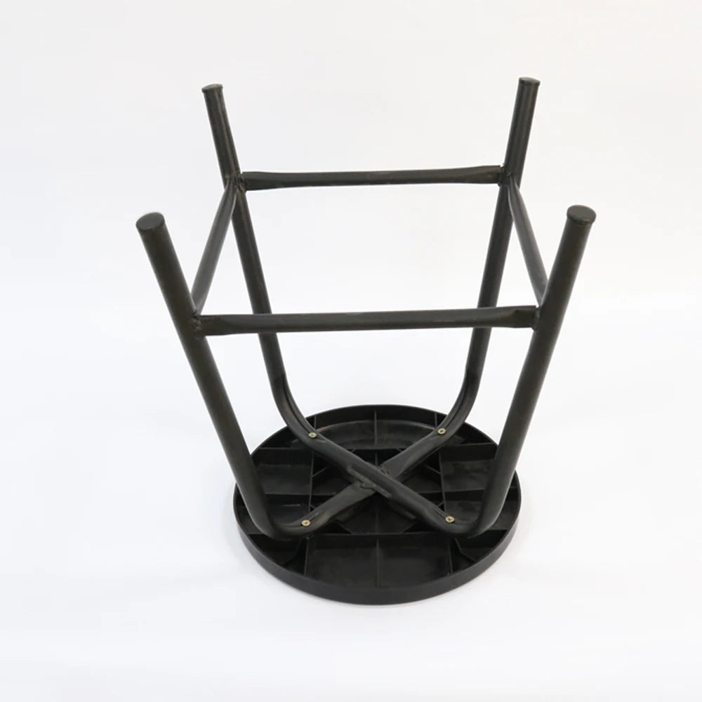 QXR Emebiol Q-FWSPP45 Wholesale 45 cm High PP Seat Durable Ergonomics Permanent Antistatic Metal Industrial Stool