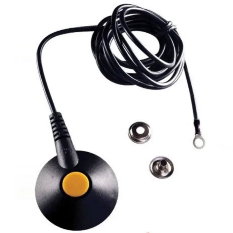 Green Yellow Antistatic Cleanroom Grounding Cord Earth Grounding Wire ESD Grounding Cable for ESD Mat Grounder