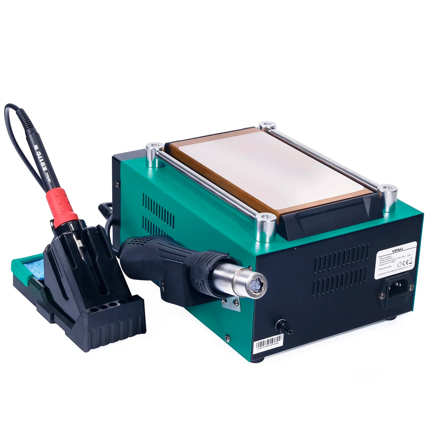 YIHUA 853AAA-I Basic Version 3 in 1 Digital SMD Soldering Desoldering Hot air Gun Preheat BGA Rework Soldering Station