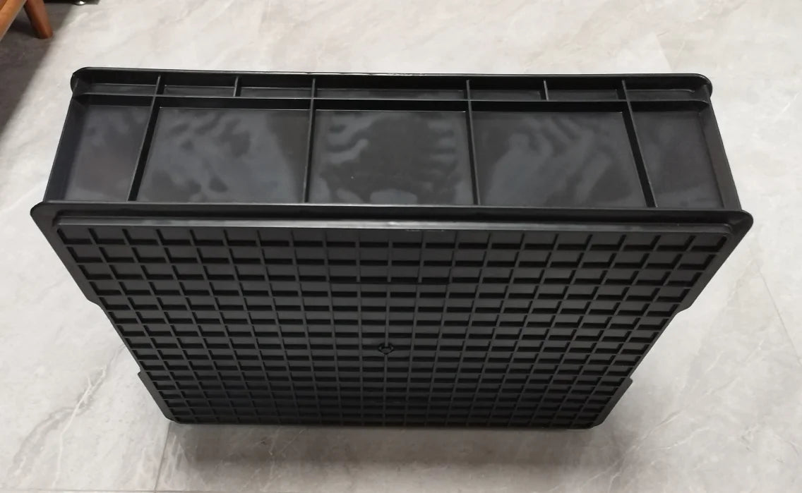 New Products Conductive ESD Plastic Box 400*300mm Anti-static PP Injection Boxes ESD Bin