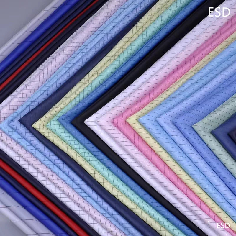New Product 2.5mm 100 Cotton Anti-static Cleanroom Coverall Esd Emf Protection Conductive Fabric