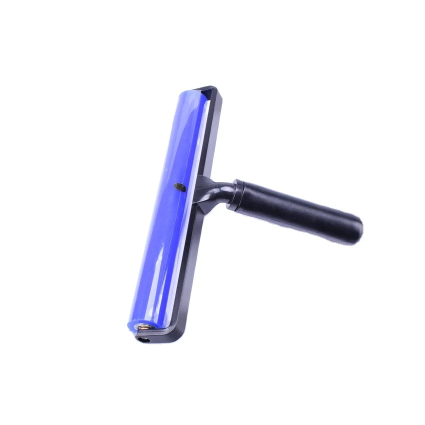 Blue Washable Cleanroom Silicone PCB Cleaning Sticky Lint Roller for Remove Dust