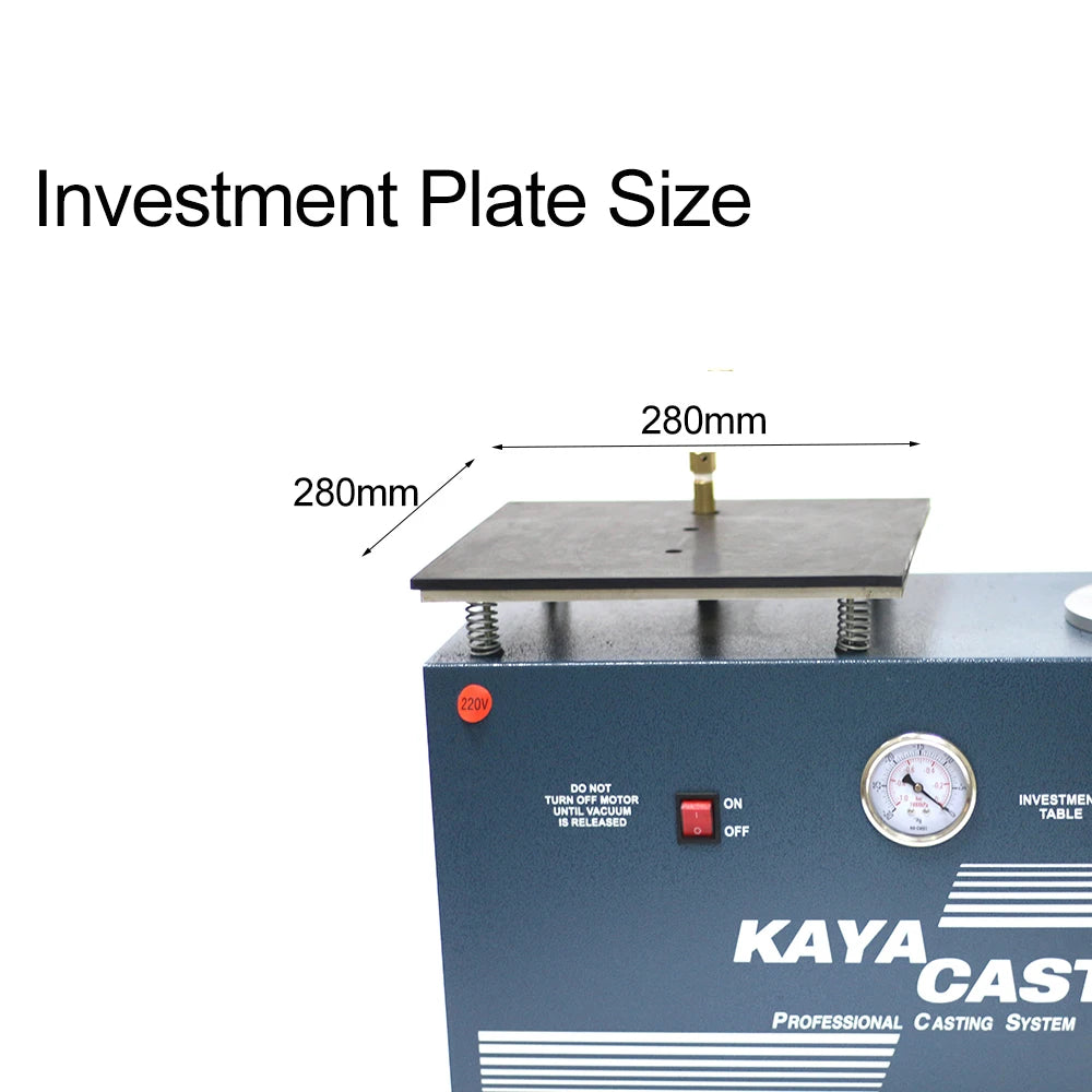 4L Vacuum Jewelry Making Kit Casting Machine
