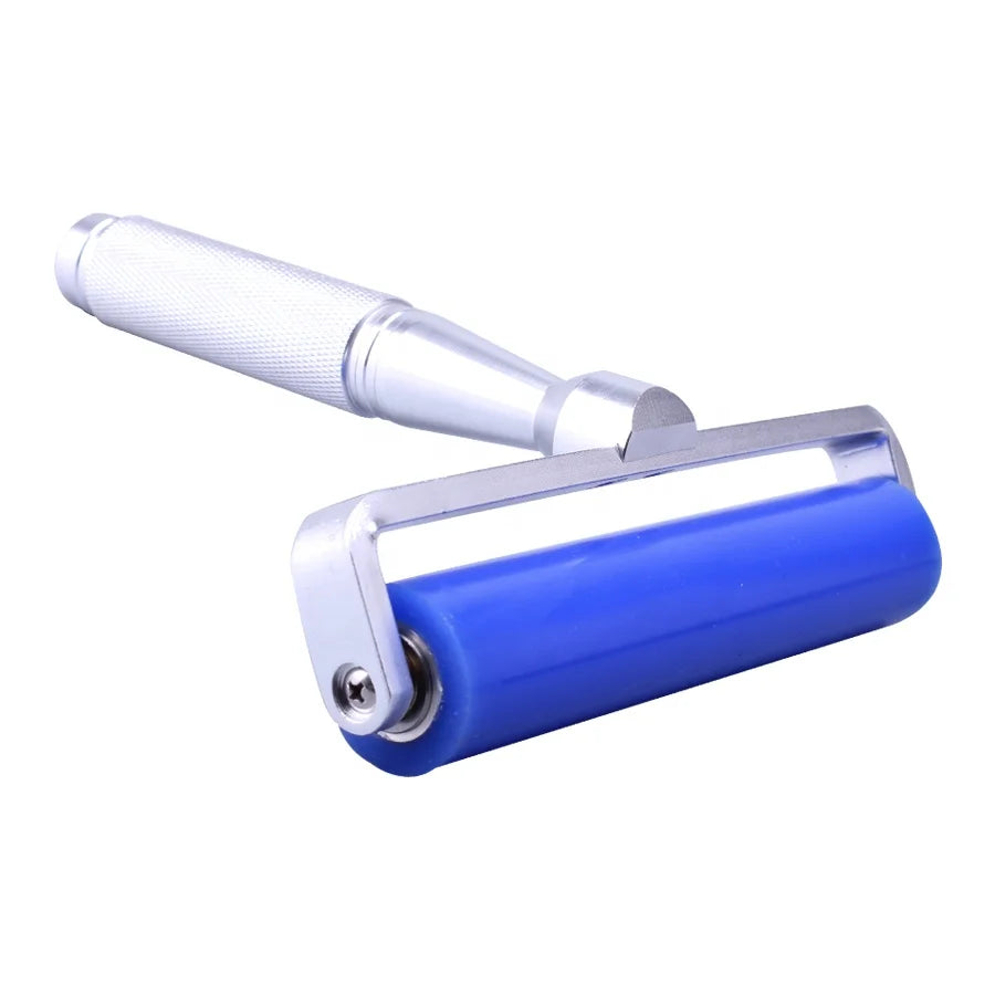 Blue Cleanroom Silicon Sticky Roller for Cleaning Phone Screen, PCB, LCD, Light Guide Plates, Precise Printing, Semiconductor