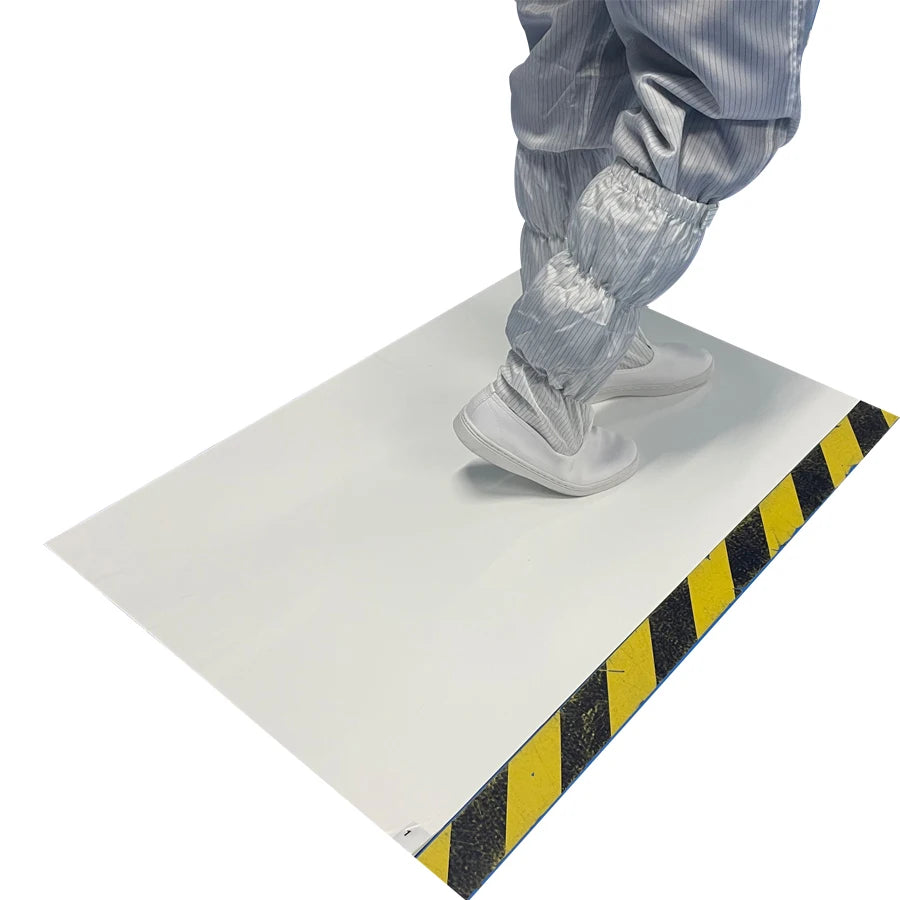 0.03mm White High Stickness Industrial Cleanroom 30 Layers Disposable Adhesive Sticky Mat for Clean Room Floor Door